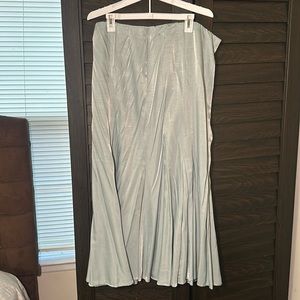 Silk skirt maxi